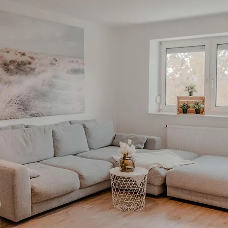 Appartement Mit Kueche, Arbeitsplatz Und Xxl Sofa Neuss